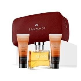 Farmasi Shooters Man, coffret cadeau homme 4 produits avec parfum de 100 ml, gel douche 100 ml, lotion after shave 100 ml, be