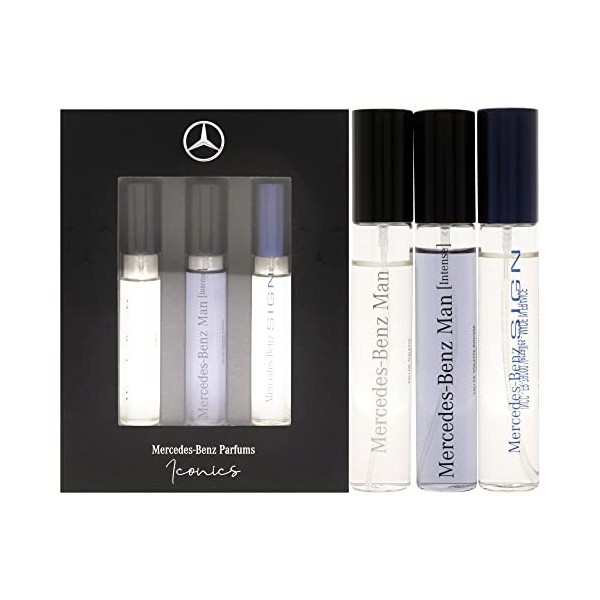 Mercedes-Benz Mercedes-Benz Discovery Coffret For Unisex 3 Pc Mini Gift Set 0.34oz Mercedes-Benz Man EDT Spray, 0.34oz Merced