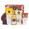 Les Petits Plaisirs - Coffret parfum Patchouli, Eau de toilette femme, Gel Douche, Crème Mains. Made in France, flacon 110ml