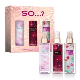 So…? Coffret cadeau de brume parfumée Collection, avec romance sombre, écrasement floral et rêve de sorbet, ensemble de parfu