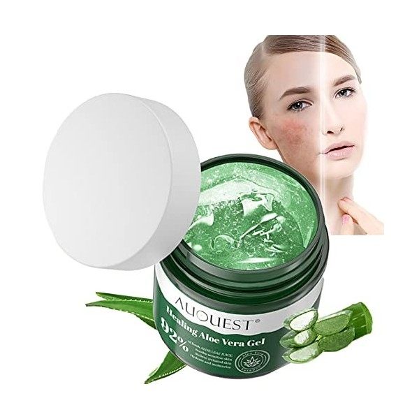 Gel-Crème Aloe Vera | Gel daloe vera bio pour tous types de peau | Gel daloe vera bio pour les soins de la peau après-solei