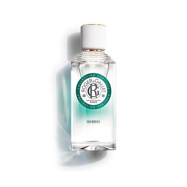 Roger&Gallet - Eau Parfumée Bienfaisante Shiso 100ml - Petitgrain Shiso Santal - 91% dingrédients dorigine naturelle