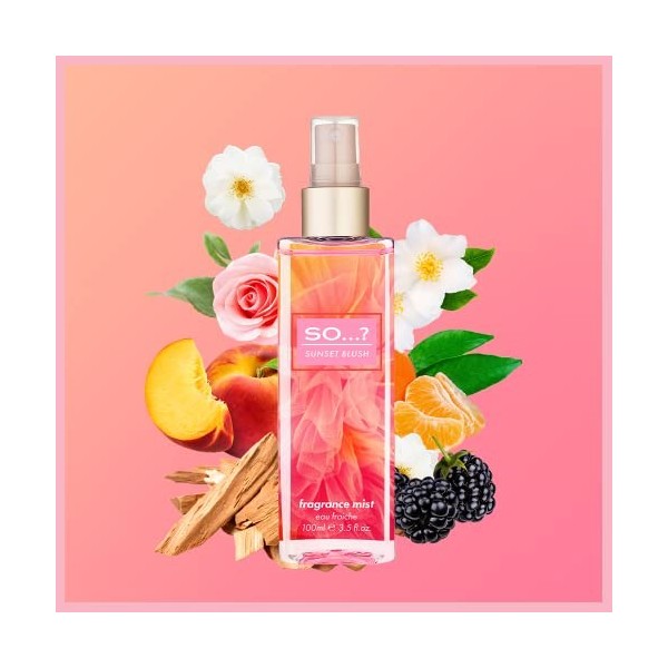 So…? Sunset Blush Brume Parfumée pour Femme 100ml