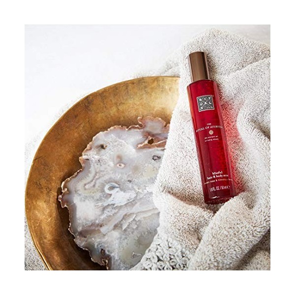 RITUALS Brume pour cheveux et corps de la série The Ritual of Ayurveda, 50 ml - avec rose indienne et huile damande douce - 