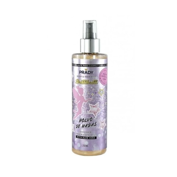 Prady - Body & Hair Shimmer Mist Polvo de Hadas - Mixte - 250ml - Éclat Magique pour le Corps et les Cheveux