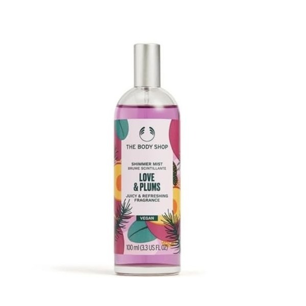 Love & Plums Brume corporelle rafraîchissante Shimmer juteuse 100 ml