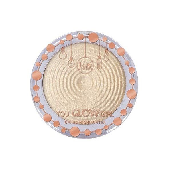 J. CAT BEAUTY You Glow Girl Baked Highlighter - White Goddess