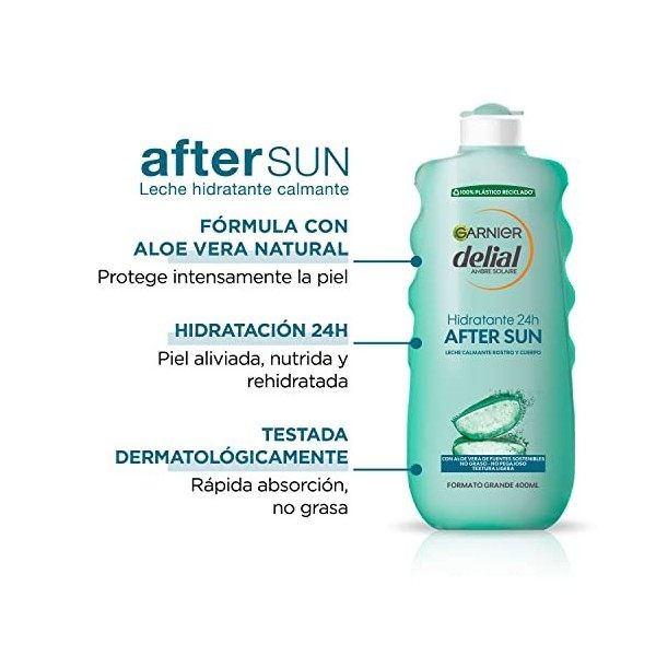 Delial Aftersun Hidratante Leche Calmante Aloe Vera Après Soleil