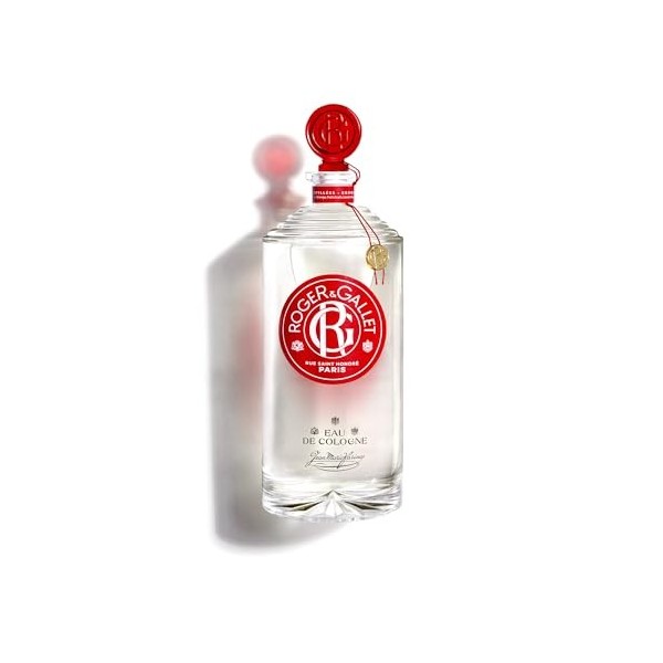 Roger&Gallet - Eau de Cologne Jean Marie Farina Prestige 1L - Citron Orange Petit Grain Lavande Romarin - 98% dingrédients d