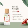 NATURE & SENTEURS - Eau de Cologne Bio 50ml - Parfum Hibiscus - Made in France - 99,9% dorigine naturelle - Idée Cadeau