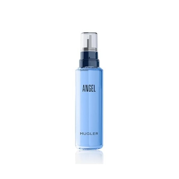 MUGLER ANGEL Eau de Parfum Rechargeable, Parfum pour Femme Ambré Gourmand, Parfum Féminin