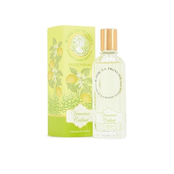 JEANNE EN PROVENCE - Eau De Parfum Femme - Parfum Verveine Cédrat - Ingrédients DOrigine Naturelle - Fabriqué En France - Fl