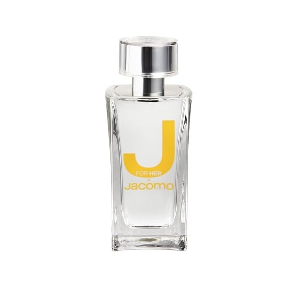 JACOMO - J De Jacomo For Her - Eau De Parfum Femme - Parfum Femme Floral Fruité Boisé - Gingembre, Jasmin & Musc - Spray Vapo