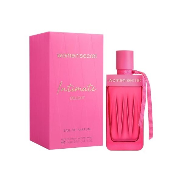 Womensecret Intimate Delight Parfum Femme Eau de Parfum 100ml avec Vaporisateur Parfum Floral Ambre Cadeau pour Femme