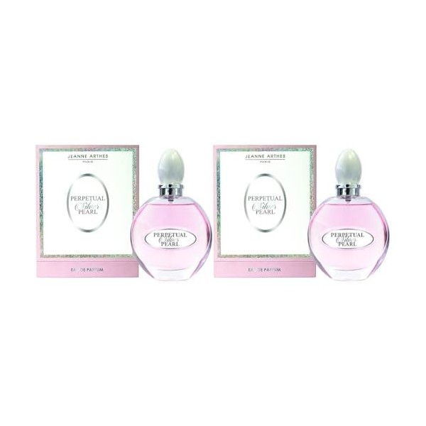 JEANNE ARTHES - Parfum Femme Perpetual Silver Pearl - Eau de Parfum - Flacon Vaporisateur 100 ml - Fabriqué en France à Grass