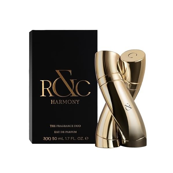 R&C Harmony by R&C Fragrance - The Fragrance Duo - Matching Fragrances for Him and Her - Beautifully Entwined, Magnetic Bottl