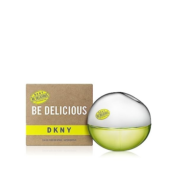 DKNY Be Delicious 100% Pure New York, Eau de Parfum pour Femme, Parfum Floral Longue Durée, Donna Karan New York, 100 ml