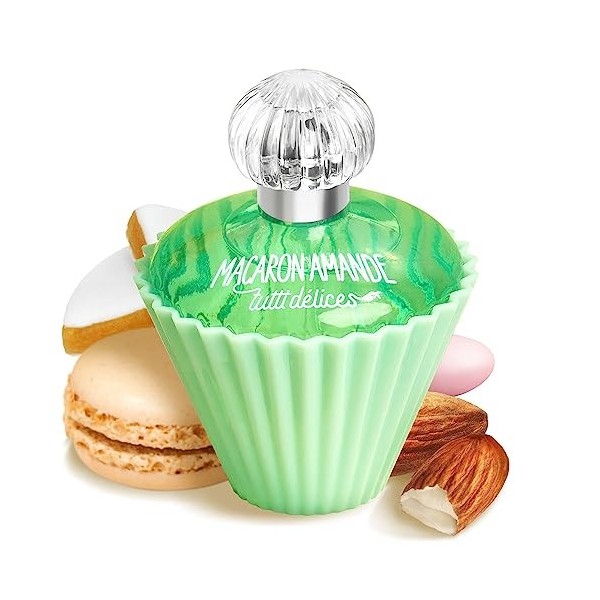 Tutti Delices | Macaron Amande | Eau de Toilette 50ml - Parfum gourmand et fruité Pour Femme