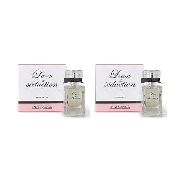 Inessance Paris - Eau de Toilette pour Femme Leçon de Séduction - Composition Orientale Fleurie Délicate - Fabriqué en France