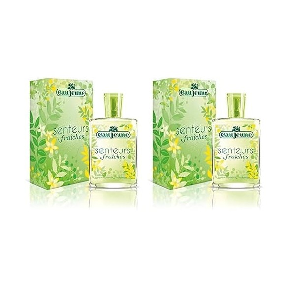 Eau Jeune - Eau de Toilette Senteurs Fraîches -75 ml Lot de 2 