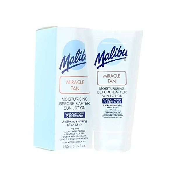 Malibu miracle tan Moisturising before and after sun lotion 150 ml