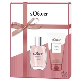 s.Oliver® Here and now Woman Set duo radieux fruité féminin avec eau de toilette 30 ml et gel douche 75 ml