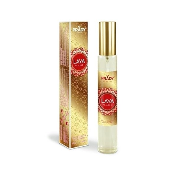 Prady - Eau de Toilette Laya Al Arab - 33 ML - Parfum oriental et sophistiqué pour une touche dexotisme captivant.