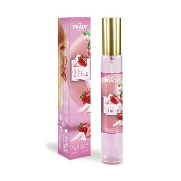 Prady - Eau de Toilette Dulce Chicle Frutal - 33 ML - Parfum fruité et sucré pour une touche ludique et rafraîchissante.