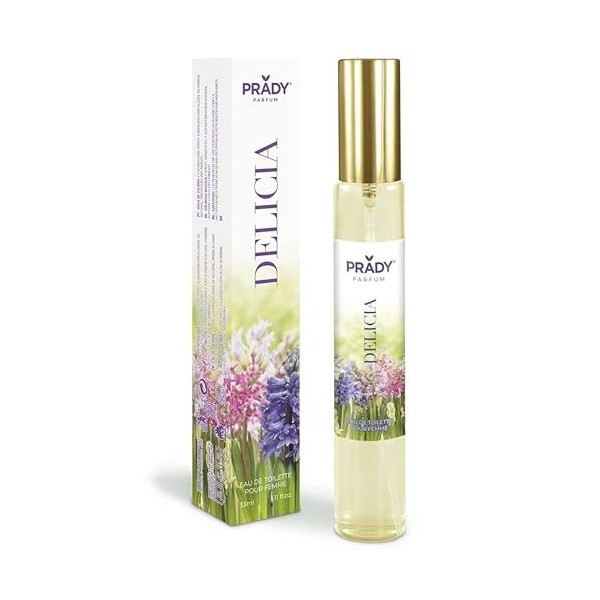 Prady - Eau de Toilette Delicia - 33 ML - Parfum gourmand et séduisant pour une touche de charme irrésistible.