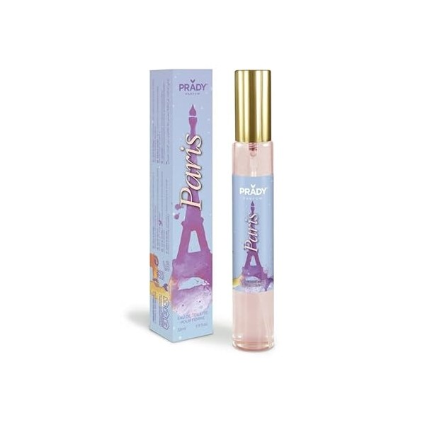 Prady - Eau de Toilette Paris - 33 ML - Parfum chic et sophistiqué pour une élégance intemporelle.