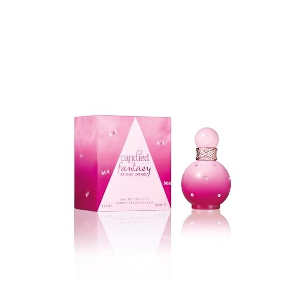 BRITNEY SPEARS™ Candied Fantasy Eau de Toilette Vaporisateur, Parfum pour femme La nouvelle fragrance irrésistible, Sucré et 