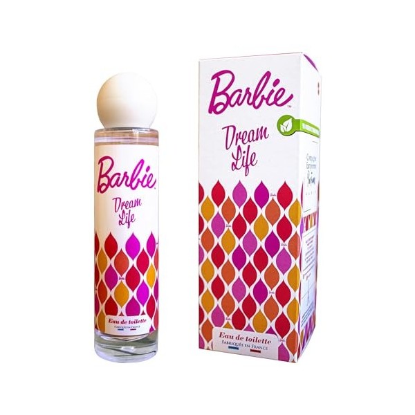 BARBIE eau de toilette femme Dream Life vaporisateur 50ml Fabriqué en France