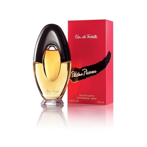 Paloma Picasso Eau de Toilette, Parfum pour Femme, Sombre, Intrigant et Sophistiqué, Notes de Bergamote, Rose et Bois de Sant