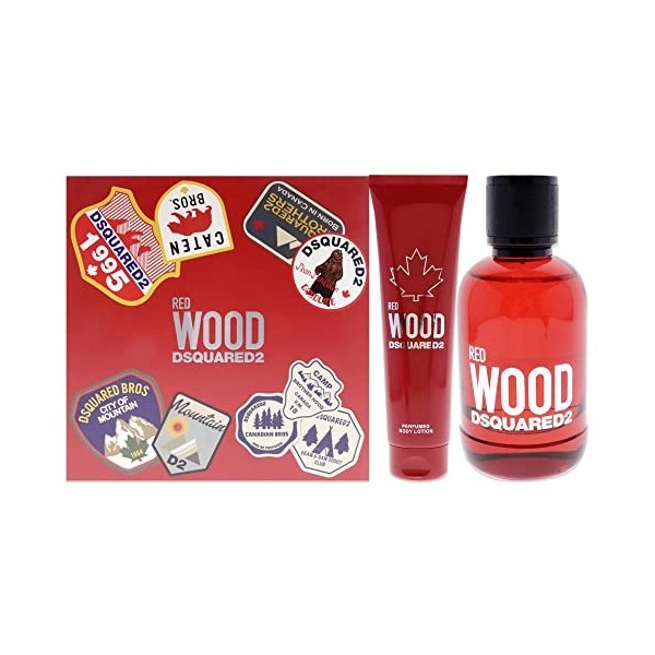 Dsquared2 Red Wood Eau De Toilette edt 100 Ml + Bl 150 Ml