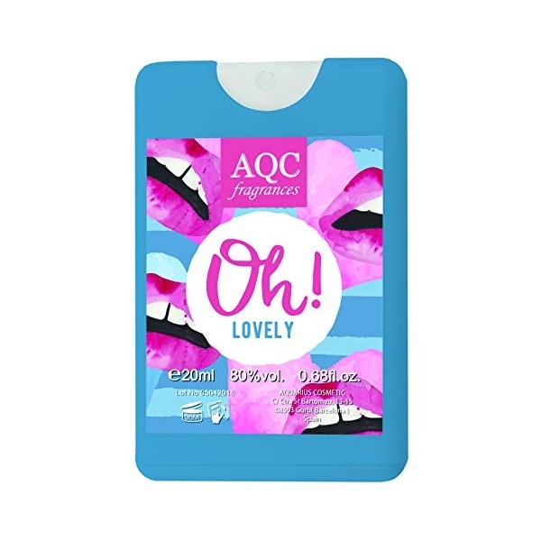 Eau de toilette de poche 20 ml AQC Fragrances- Collection Oh! - Lovely