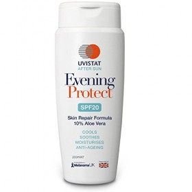 Uvistat Evening Protection Après-Soleil SPF 20 10% Aloe Vera 200 ml
