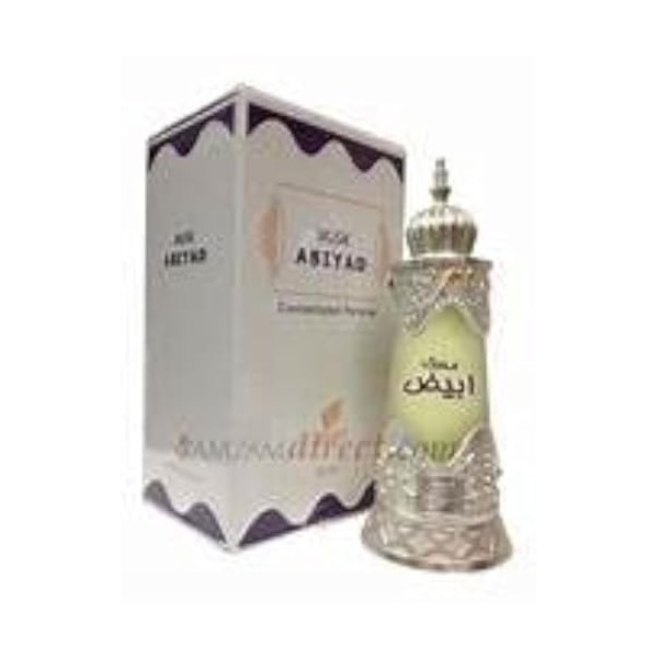 Afnan Perfumes Musk Abiyad Huile concentrée unisexe 20 ml