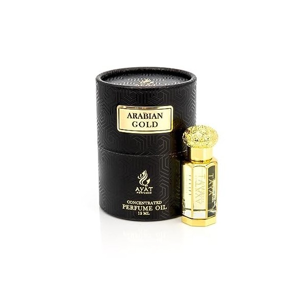 AYAT PERFUMES – Extrait de Parfum 12ml | Jolie Bouteille Dans Une Boîte Élégante | Attar Unisexe Sans Alcool | Huile Parfumée