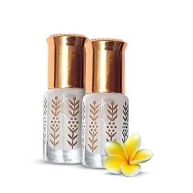 Lot de 2 Musc Tahara Aromatisé Monoï Ajmal As Safar® Musc Blanc intime 3ml