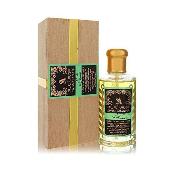 Swiss Arabian Sandalia Green For Unisex 3.2 oz Parfum Oil