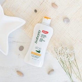 Babaria - Bálsamo Corporal Aftersun Reparador, Calma, Protege y Revitaliza, Alivio Inmediato, Ideal para Rostro y Cuerpo, Veg
