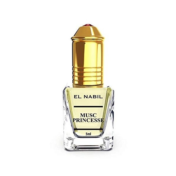 El Nabil - Princesse - Flacon d’huile parfumée pour femme - À base de musc - 5 ml