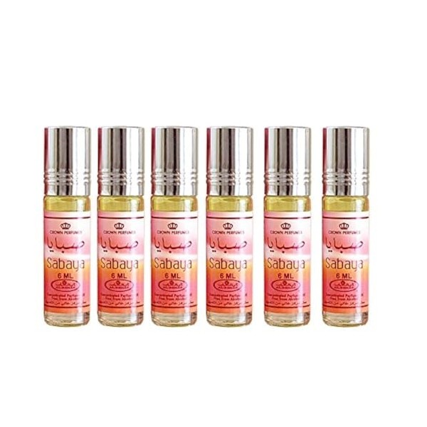 Sabaya Perfume Oil - 6 x 6ml by Al Rehab