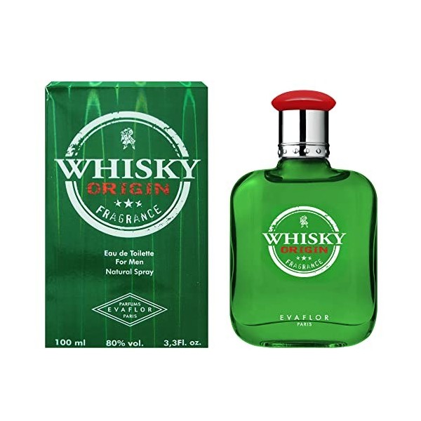 WHISKY Origin • Eau de Toilette 100 ml • Vaporisateur • Parfum Homme • EVAFLORPARIS