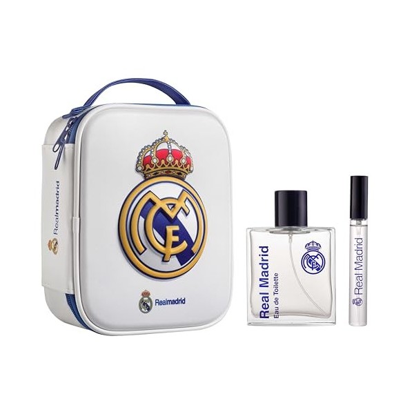 Real Madrid Eau De Toilette Spray 100ml Set 3 Piezas 2019