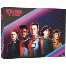 NETFLIX Stranger Things Coffret cadeau avec eau de toilette 100 ml, vernis à ongles et étui de protection en forme de cassett