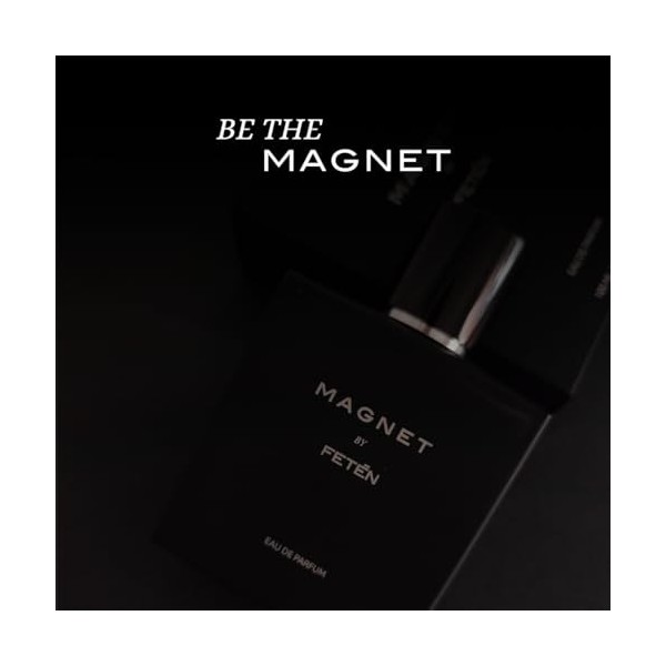 Magnet by FETĒN Parfum pour Homme de Marque 100ml, Eau de Parfum Masculin, Fragrance for Men