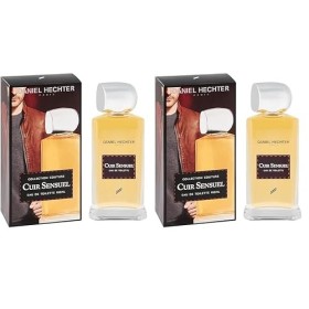 DANIEL HECHTER - Eau de Toilette Homme Collection Couture Cuir Sensuel - 100 ml Lot de 2 