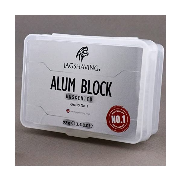 Jag Shaving Bloc dalun astringent - Accessoire de rasage - Bloc dalun antiseptique - Bloc de rasage - Baume après-rasage po