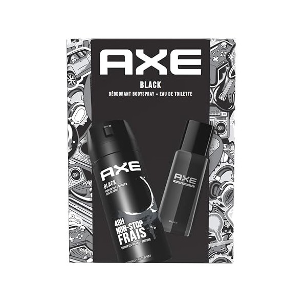 Axe Coffret Homme Black Eau de Toilette Déodorant x1